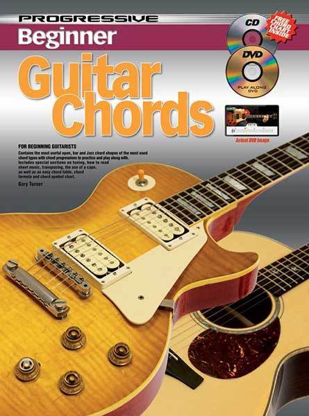 Progressive Beginner Guitar Chords Book/CD/DVD - Arties Music Online
