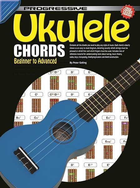 Progressive Ukulele Chords Includes Poster - Arties Music Online