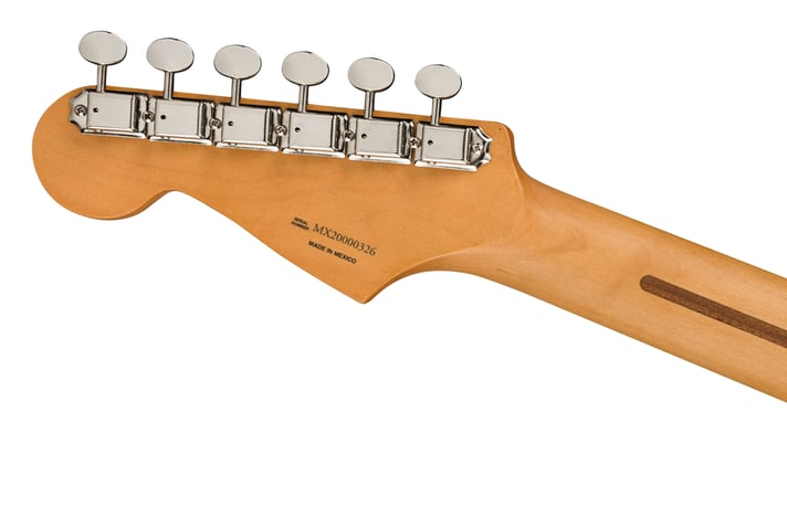 H.E.R. Stratocaster Maple Fingerboard Chrome Glow