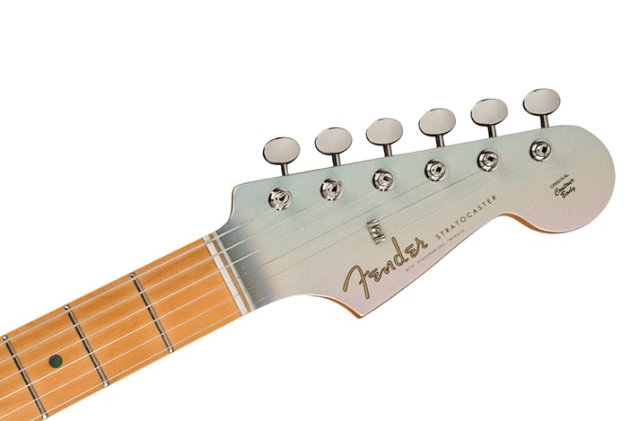 H.E.R. Stratocaster Maple Fingerboard Chrome Glow