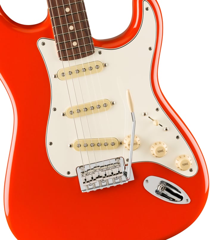 Player II Stratocaster Rosewood Fingerboard Coral Red