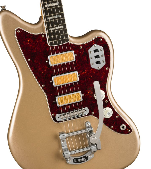 Gold Foil Jazzmaster Ebony Fingerboard Shoreline Gold