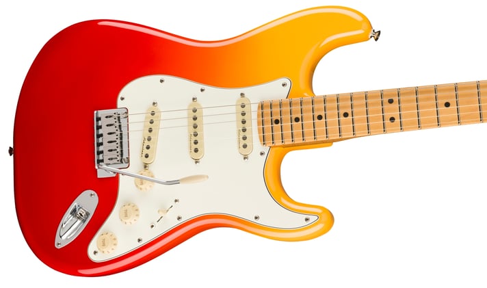 Player Plus Stratocaster Maple Fingerboard Tequila Sunrise