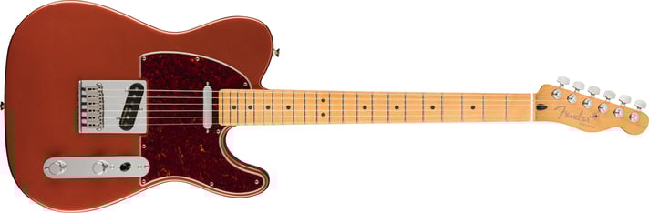 Player Plus Telecaster Maple Fingerboard Aged Candy Apple Red