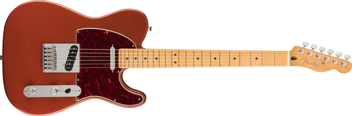 Player Plus Telecaster Maple Fingerboard Aged Candy Apple Red