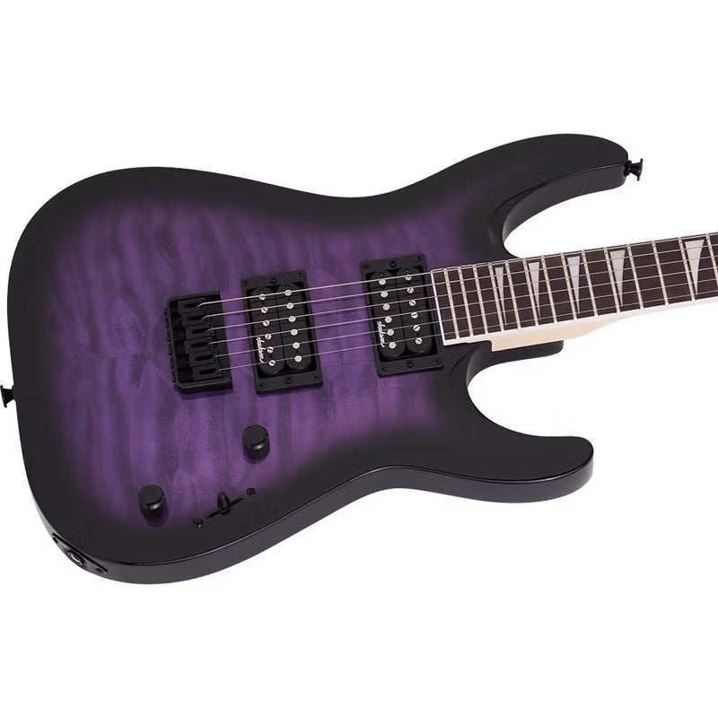 Jackson JS Series Dinky Arch Top JS32Q DKA HT Amaranth Fingerboard Transparent Purple Burst