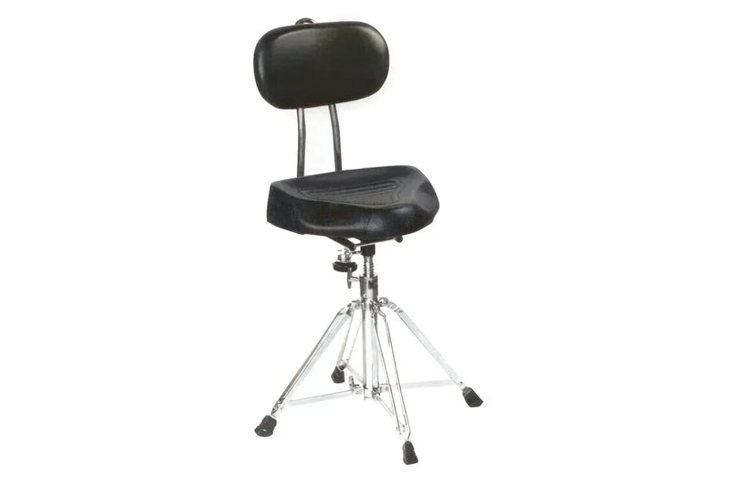 DXP DXP192 Drum Stool with Saddle Seat & Backrest