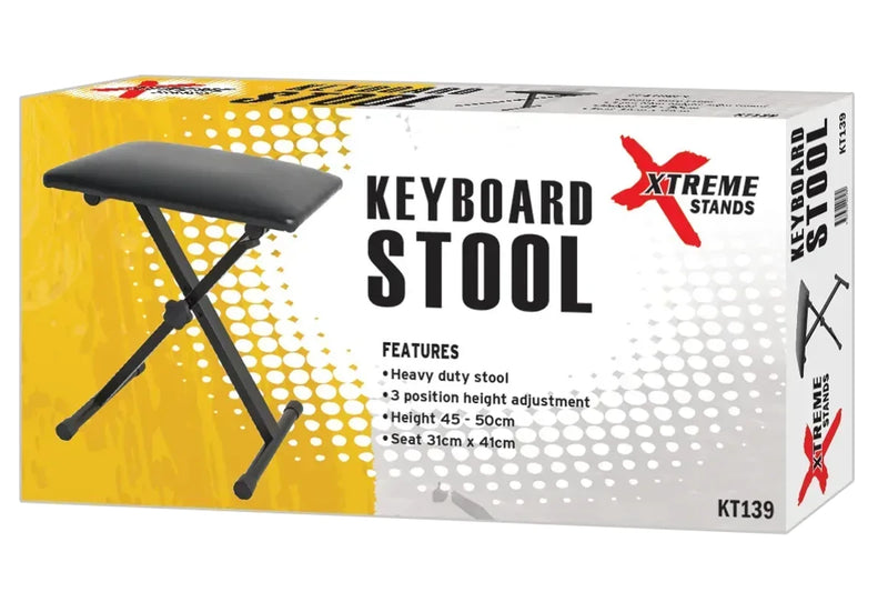 Xtreme Keyboard Stool Heavy Duty Black KT139
