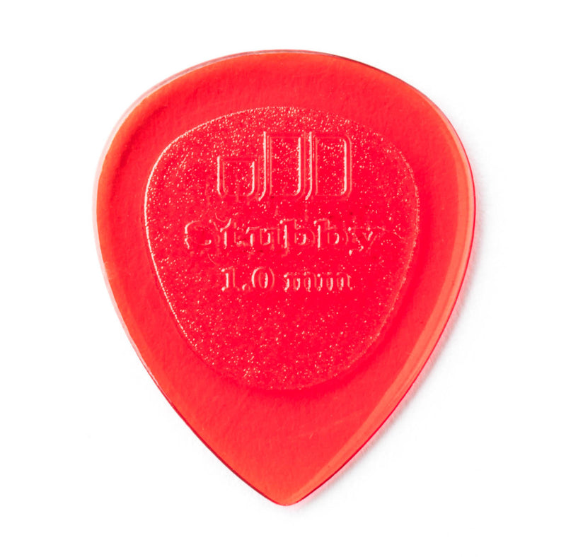 Dunlop 1.0mm Stubby Picks - 6 Pack