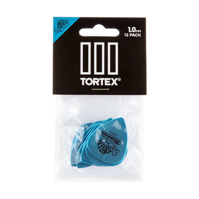Dunlop 1.0mm Tortex TIII Picks - 12 Pack