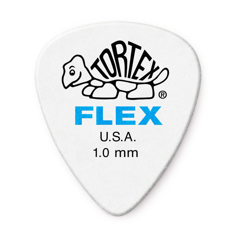 Dunlop 1.0mm Tortex Flex Picks - 12 Pack