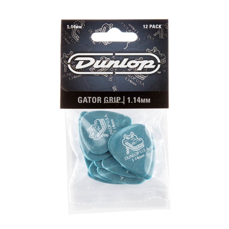 Dunlop 1.14mm Gator Grip Picks - 12 Pack