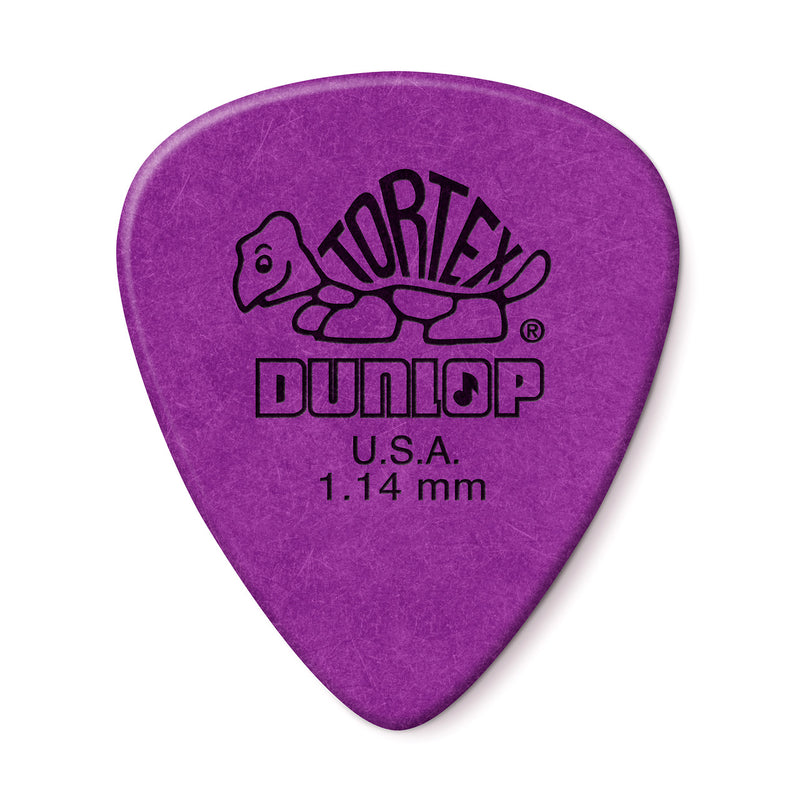Dunlop 1.14mm Tortex Picks - 12 Pack