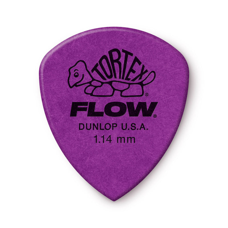 Dunlop 1.14mm Tortex Flow Picks - 12 Pack