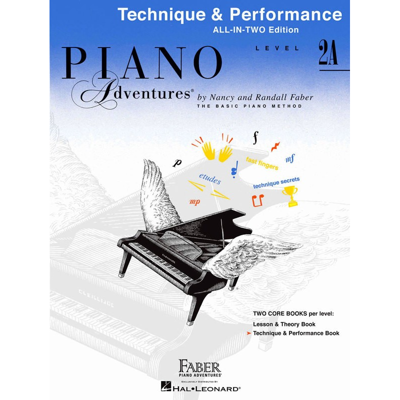 Piano Adventures - All-in-Two Technique & Performance Book – Level 2A