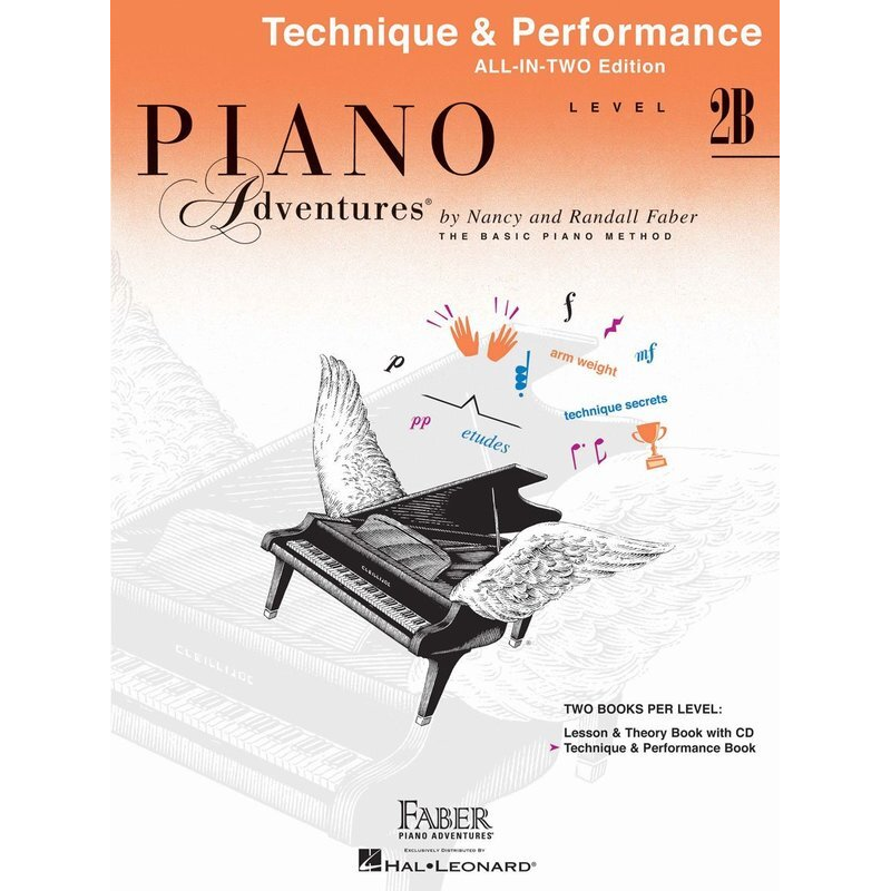 Piano Adventures - All-in-Two Technique & Performance Book – Level 2B
