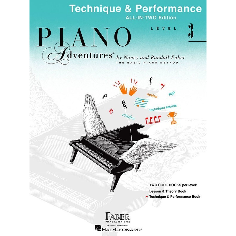 Piano Adventures - All-in-Two Technique & Performance Book – Level 3