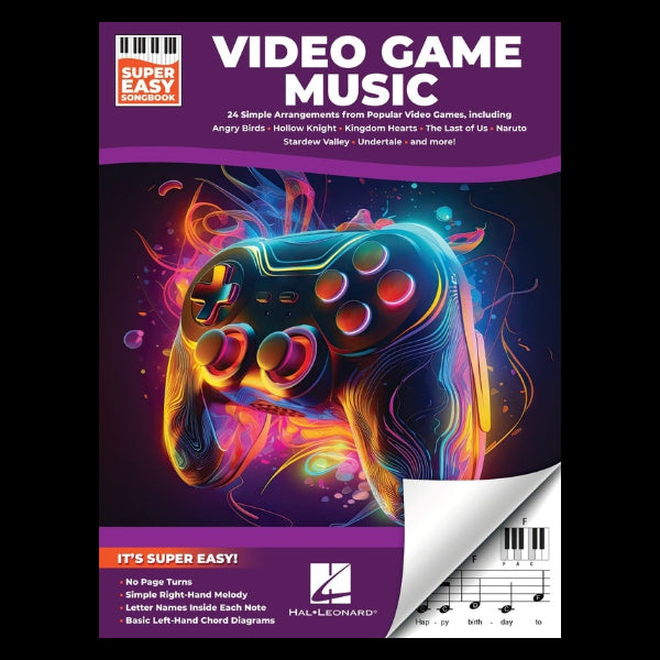 Video Game Music Super Easy Songbook - Piano