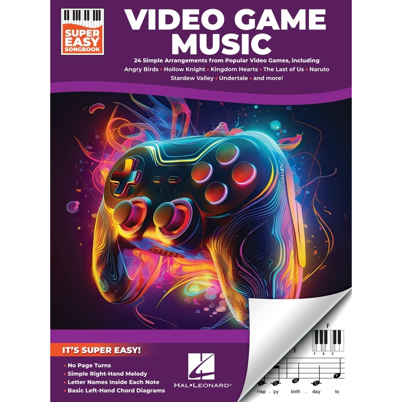 Video Game Music Super Easy Songbook - Piano