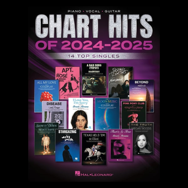 Chart Hits of 2024-2025 Songbook - Piano, Vocal, Guitar (PVG)