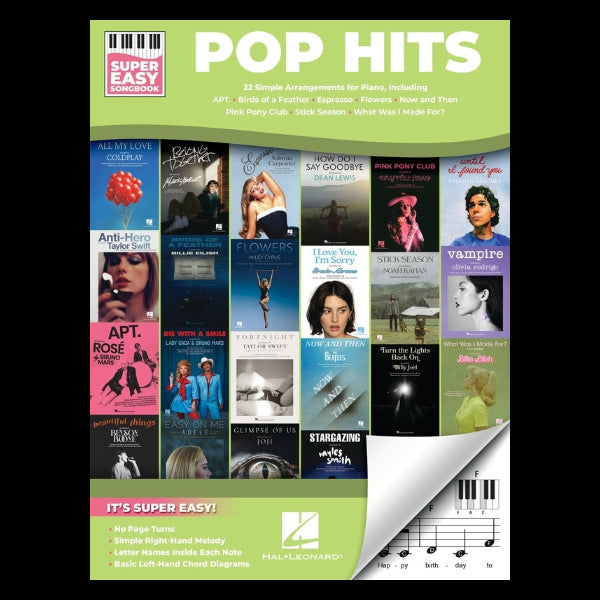 Pop Hits – Super Easy Songbook for Piano