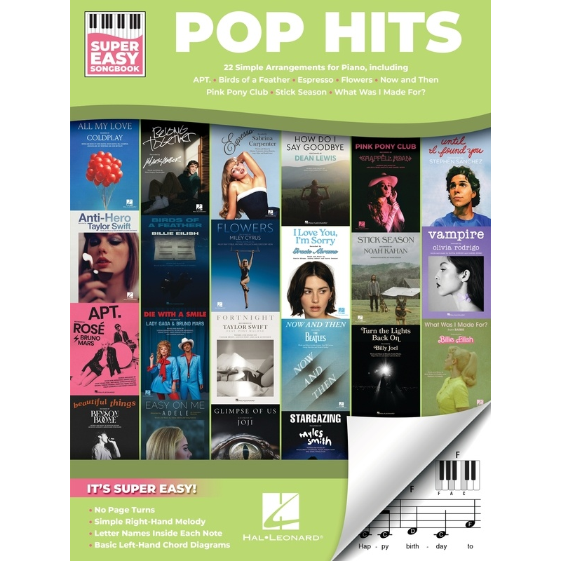 Pop Hits – Super Easy Songbook for Piano