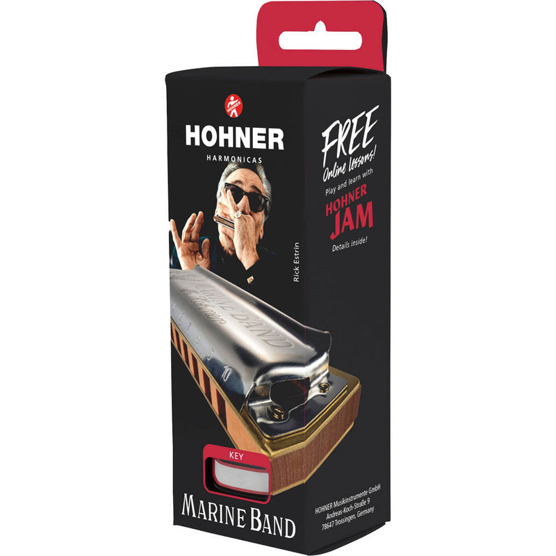 Hohner Marine Band 1896 - Diatonic Harmonica (Select Key)