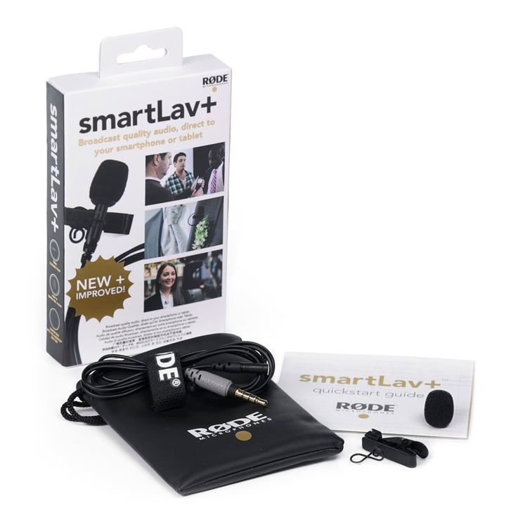 Rode SmartLav+ Lapel Microphone for Smart Phones or Tablet