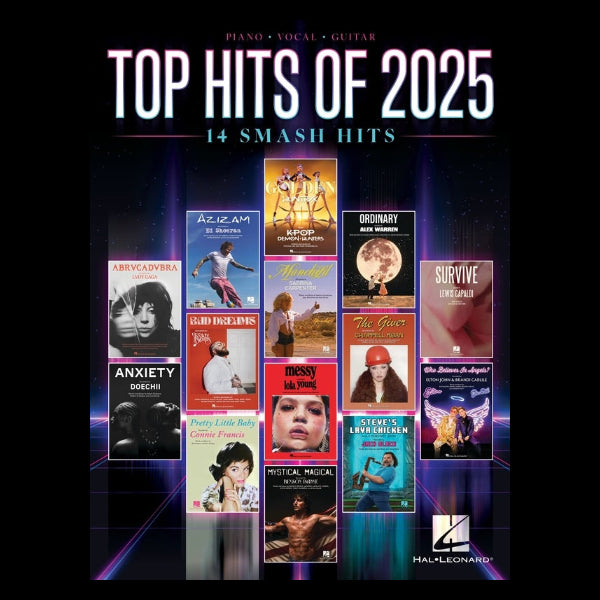 Top Hits of 2025 Songbook - Piano, Vocal, Guitar (PVG)