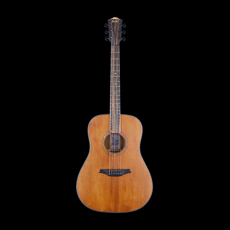 Mt. Bromo BAT1M Solid Mahogany Acoustic Guitar