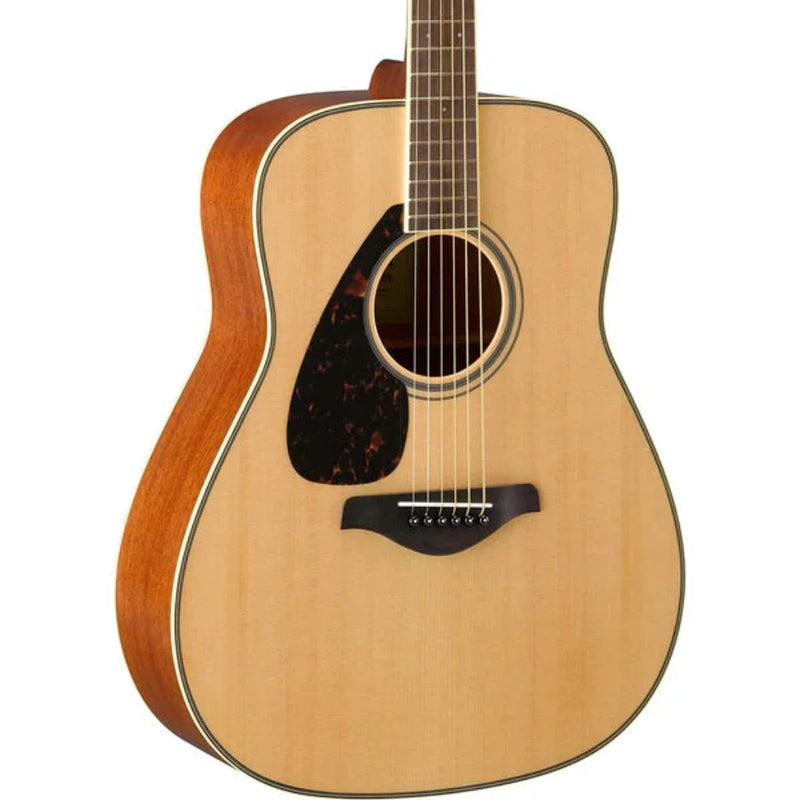 Yamaha FG820L Solid Top Left-Handed Dreadnought Acoustic Guitar - Natural
