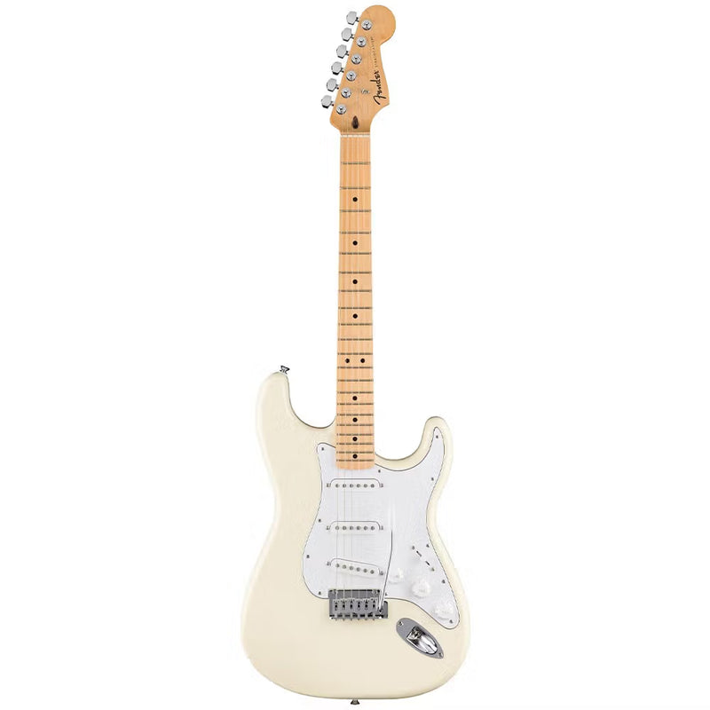 Standard Stratocaster® Maple Fingerboard White Pickguard Olympic White