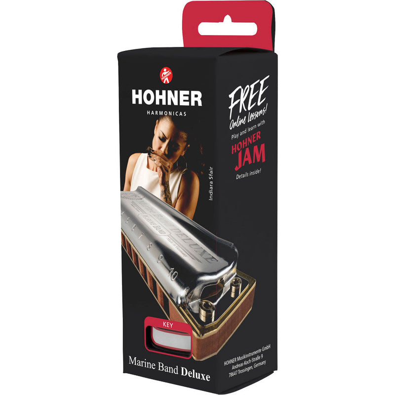 Hohner Deluxe Marine Band - Diatonic Harmonica (Select Key)