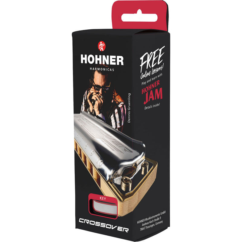 Hohner Marine Band Crossover - Diatonic Harmonica (Select Key)