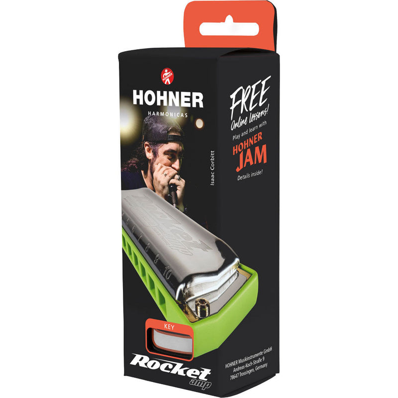 Hohner Rocket Amp - Diatonic Harmonica (Select Key)