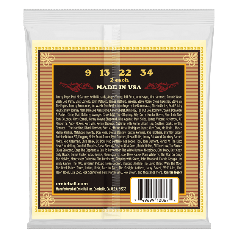 Ernie Ball Earthwood 80/20 Bronze Loop End Mandolin Strings - Light 9-34