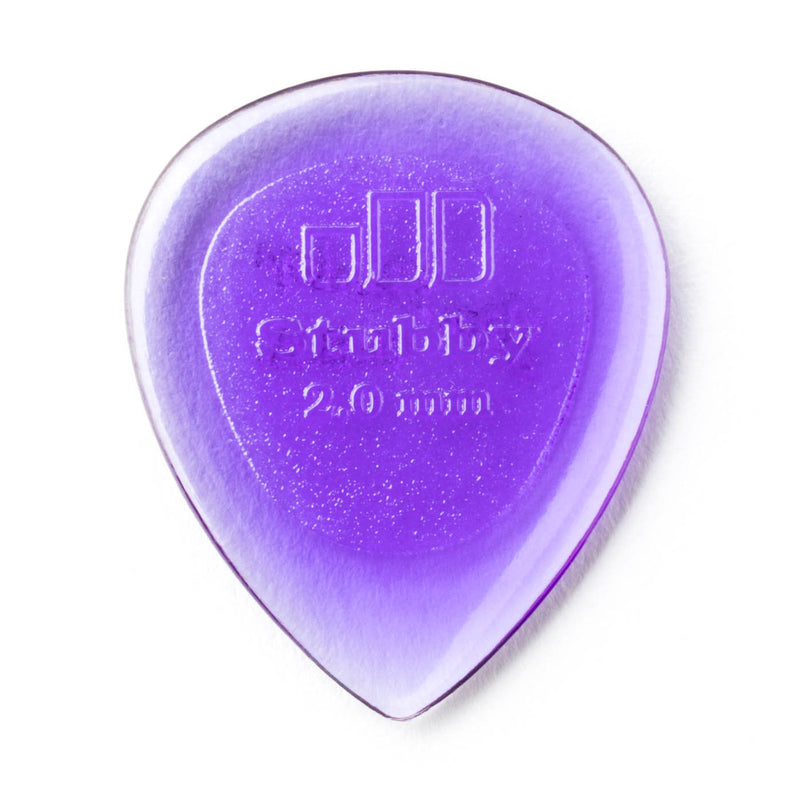 Dunlop 2.0mm Stubby Picks - 6 Pack