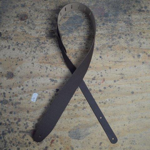 2.5" Brown Leather Guitar Strap