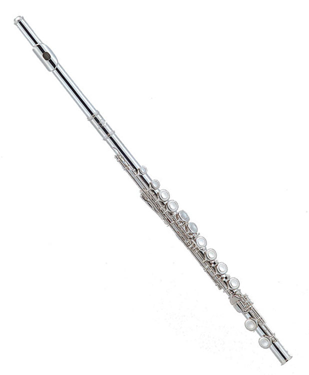 J. Michael FL380SE Flute (C) with E-Mechanism – Silver Plated Finish w/ Case