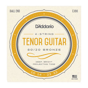 D'Addario 4-String Tenor Guitar Strings - 80/20 Bronze