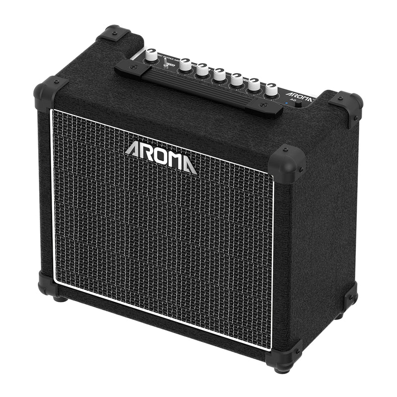 Aroma AG-30 30W Electric Guitar Amplifier Black with Bluetooth