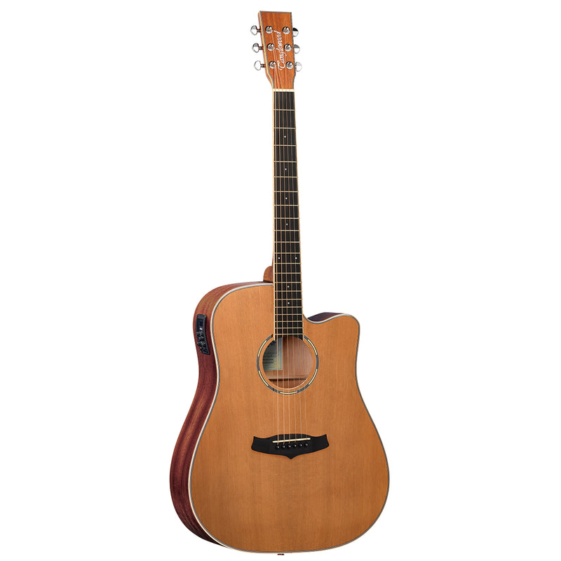 Tanglewood Winterleaf Pro Dreadnought Cutaway & Electric (pickup w/ tuner) - Natural Satin