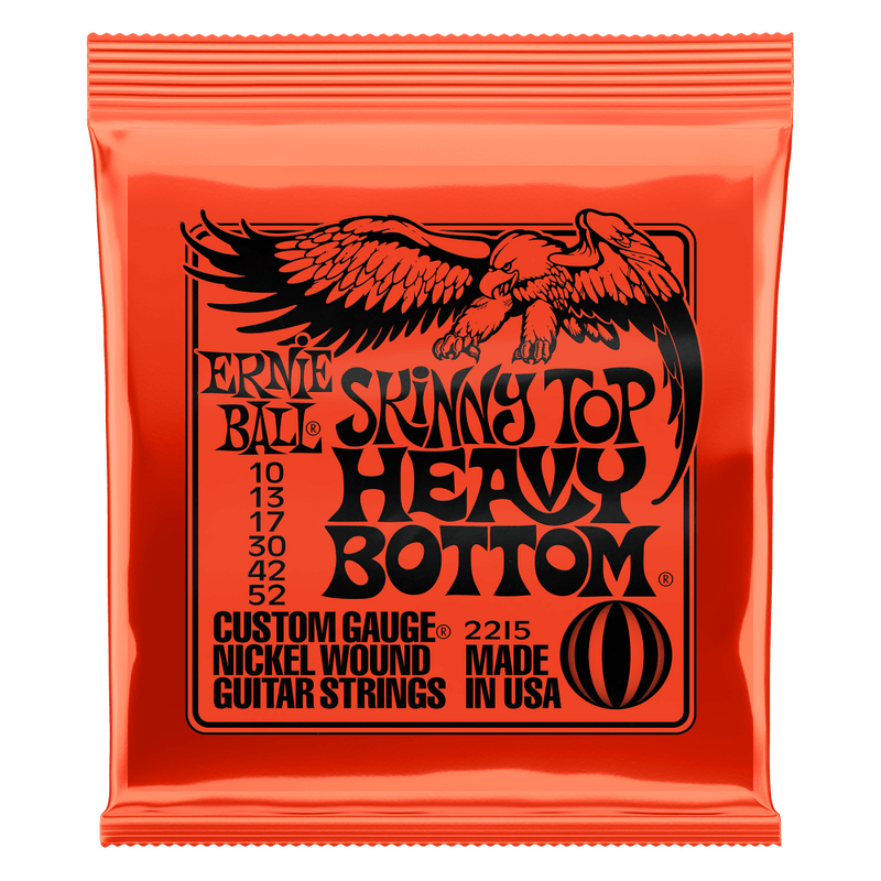 Ernie Ball Skinny Top Heavy Bottom Slinky Nickel Wound Electric Strings - 10-52