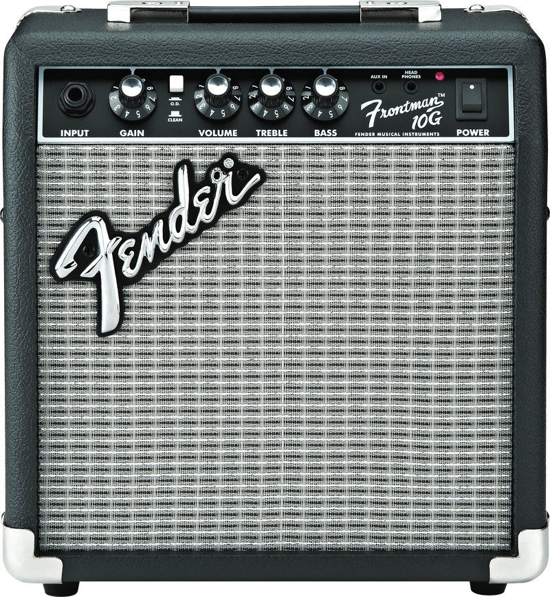Fender Frontman 10G Electric Guitar Practice Amp w/ Clean & Distortion - 10 Watts