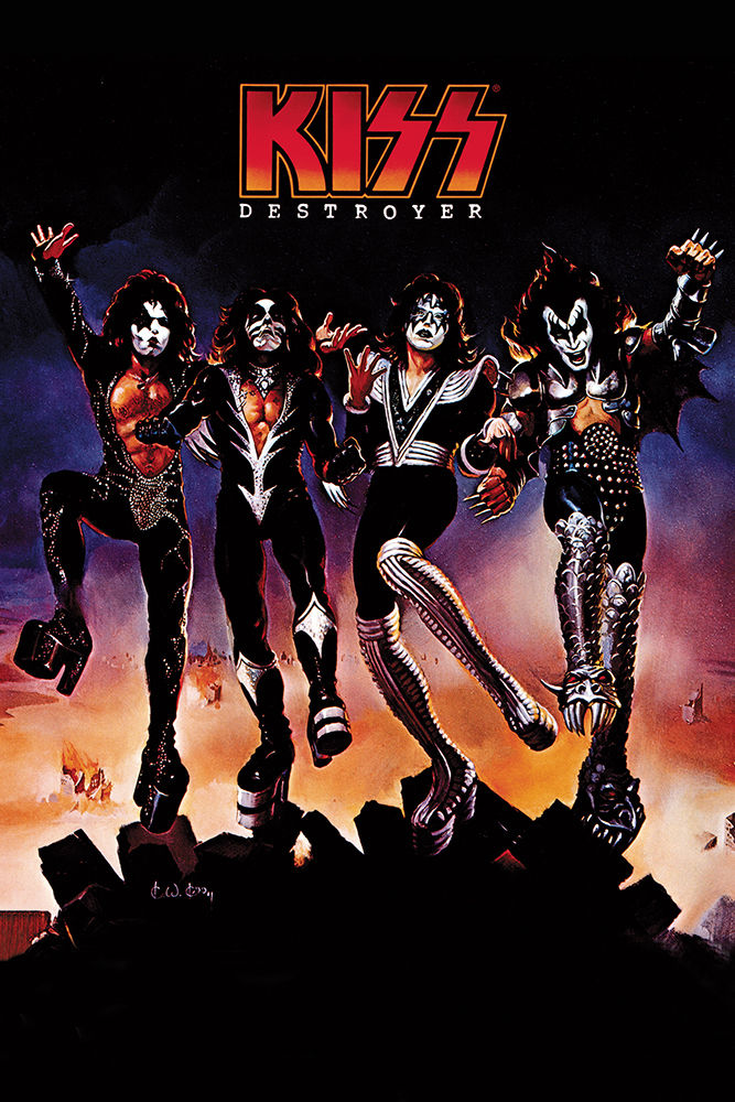 Kiss Destroyer Album Cover - Poster