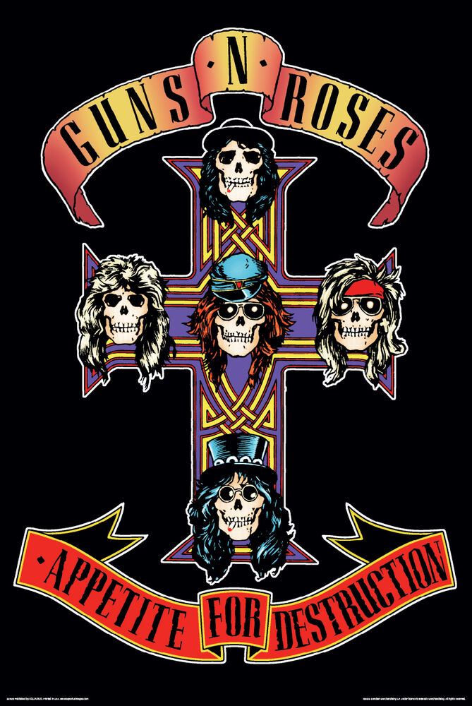 Guns n Roses Appetite For Destruction Album Cover