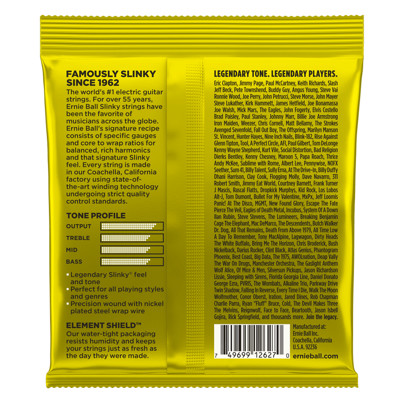 Ernie Ball Beefy Slinky Nickel Wound Electric Guitar Strings - 11-54