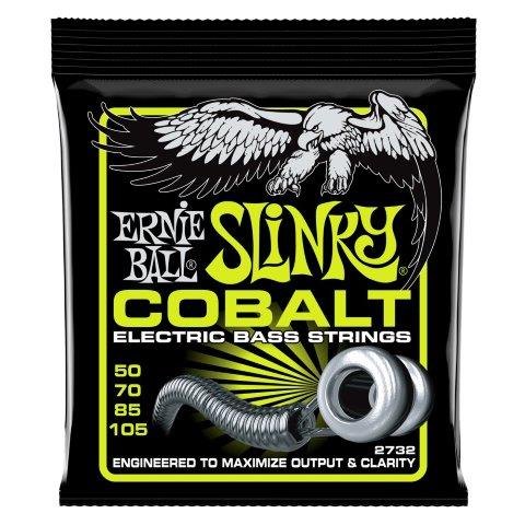 Ernie Ball Cobalt Regular Slinky Bass Guitar Strings – 50/105 Gauge