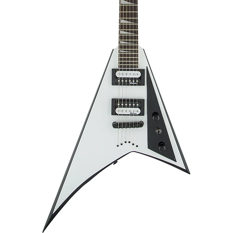 Jackson JS Series Rhoads JS32T Amaranth Fingerboard - White with Black Bevels