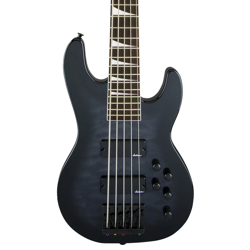 Jackson JS Series Concert Bass JS3VQ - Transparent Black Burst